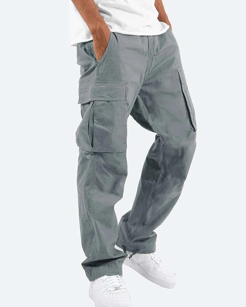 Lonie | coole Denim-Cargohose, trendy, casual, zomerjurk.