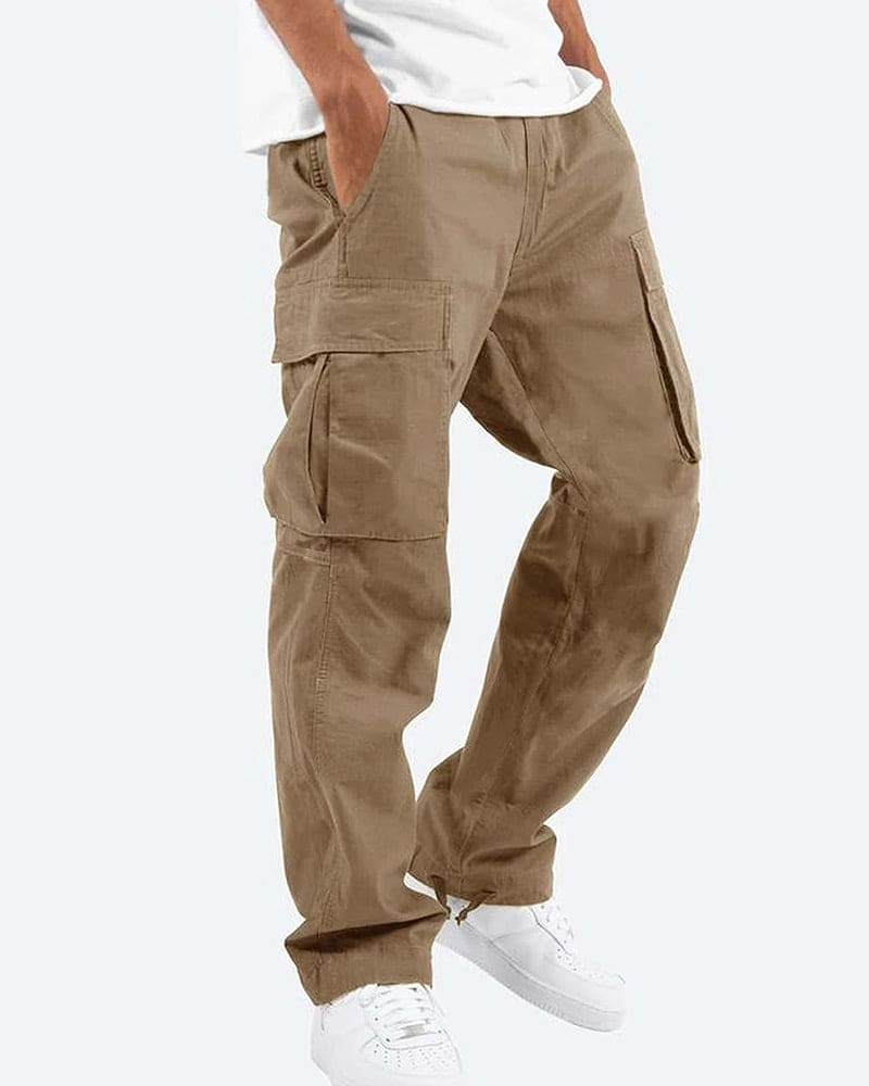 Lonie | coole Denim-Cargohose, trendy, casual, zomerjurk.