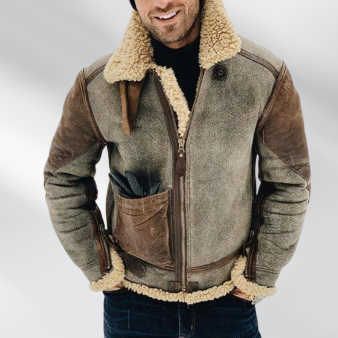 Stefan | Lammfelljacke