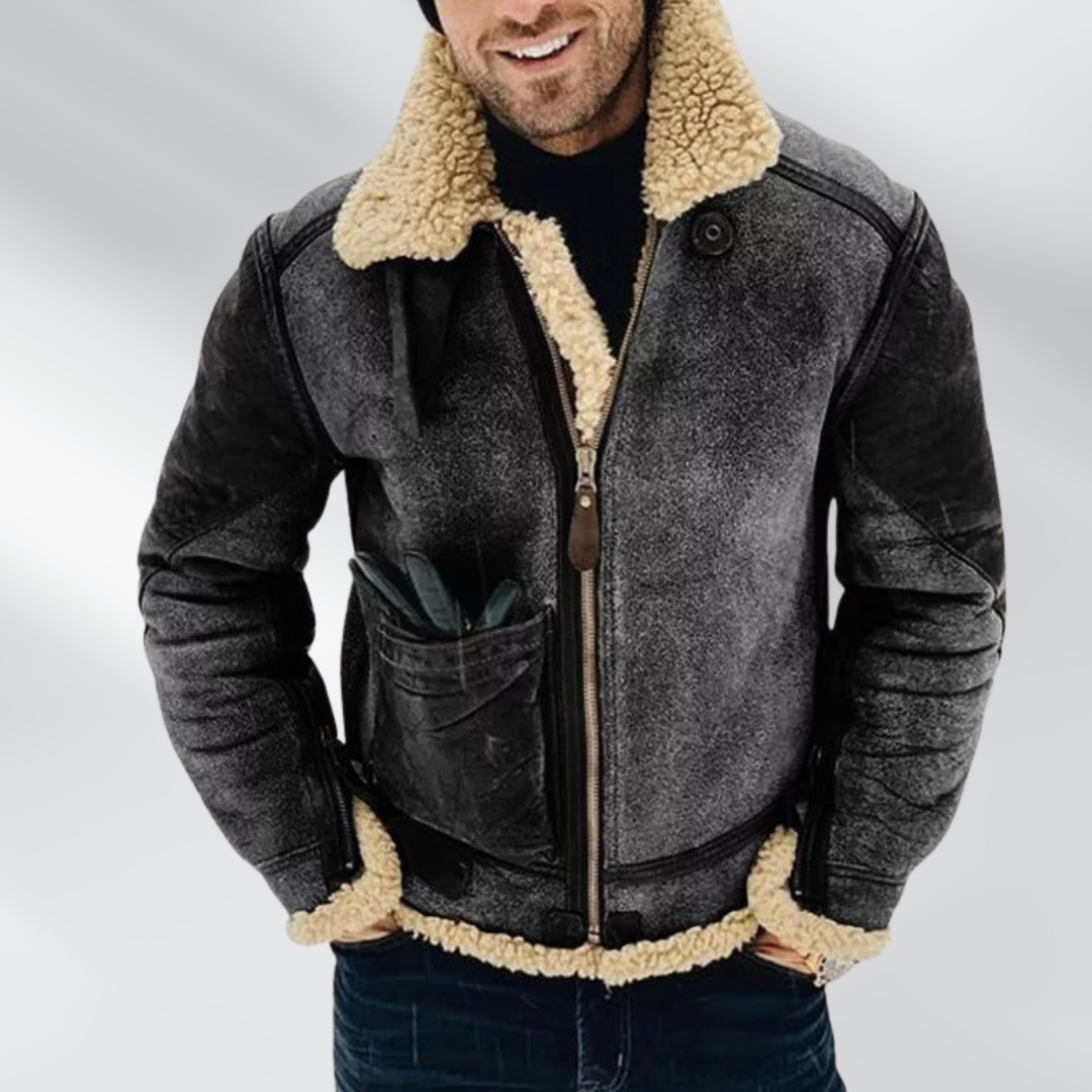 Stefan | Lammfelljacke