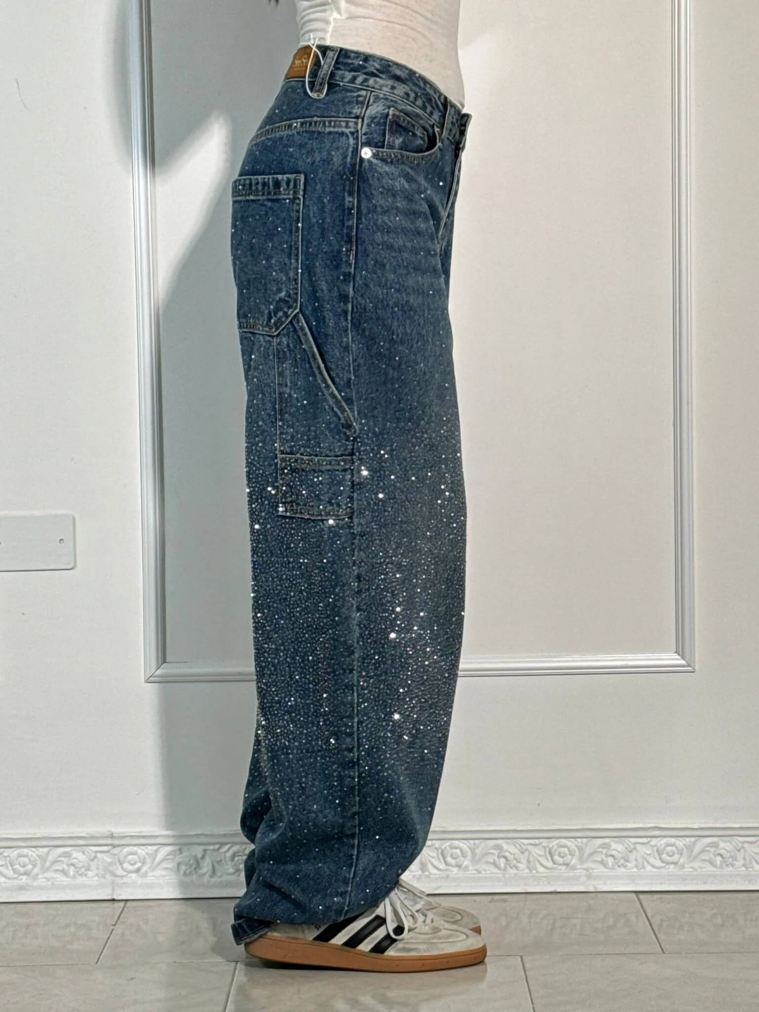 Gertrud | Elegante Glitzer Hose