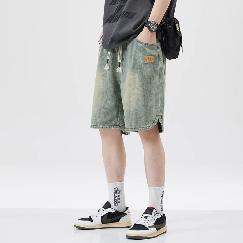 Alvaro - Lockere Jeansshorts