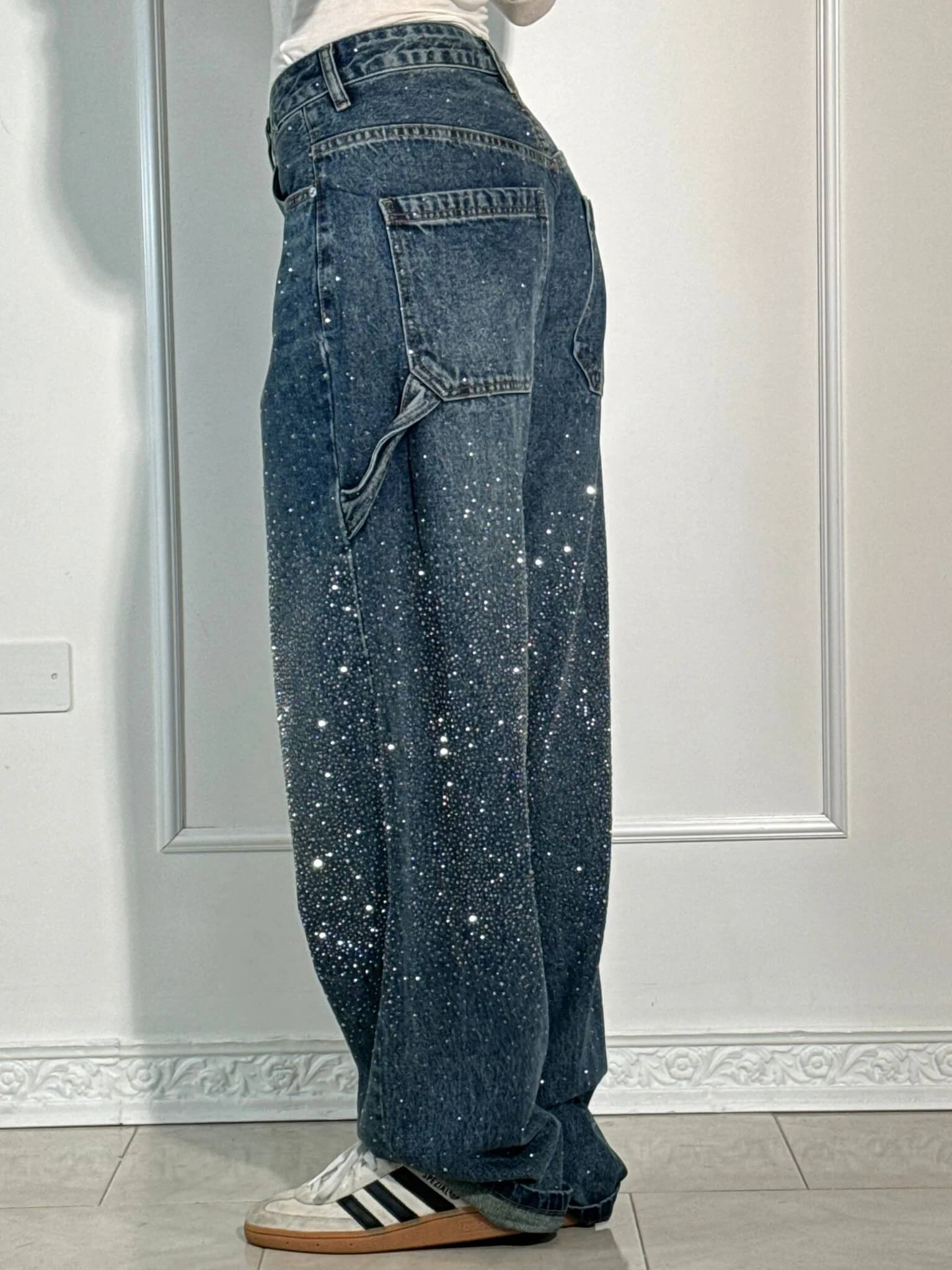 Gertrud | Elegante Glitzer Hose