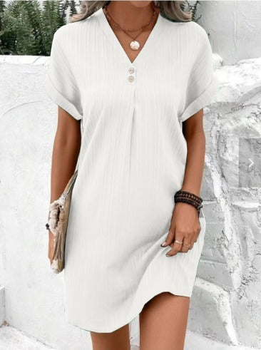 Zali | V-Ausschnitt Maxikleid