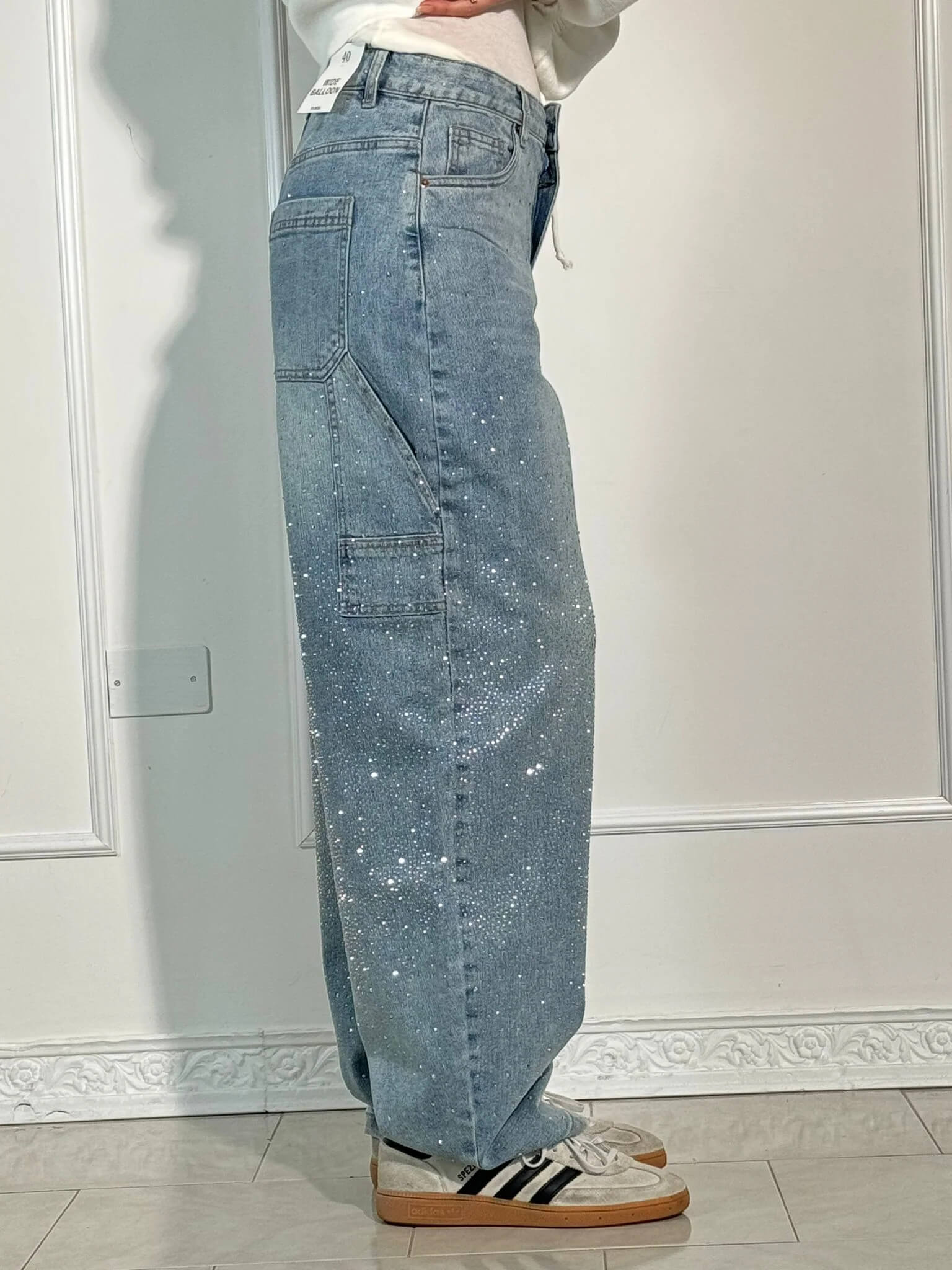 Gertrud | Elegante Glitzer Hose
