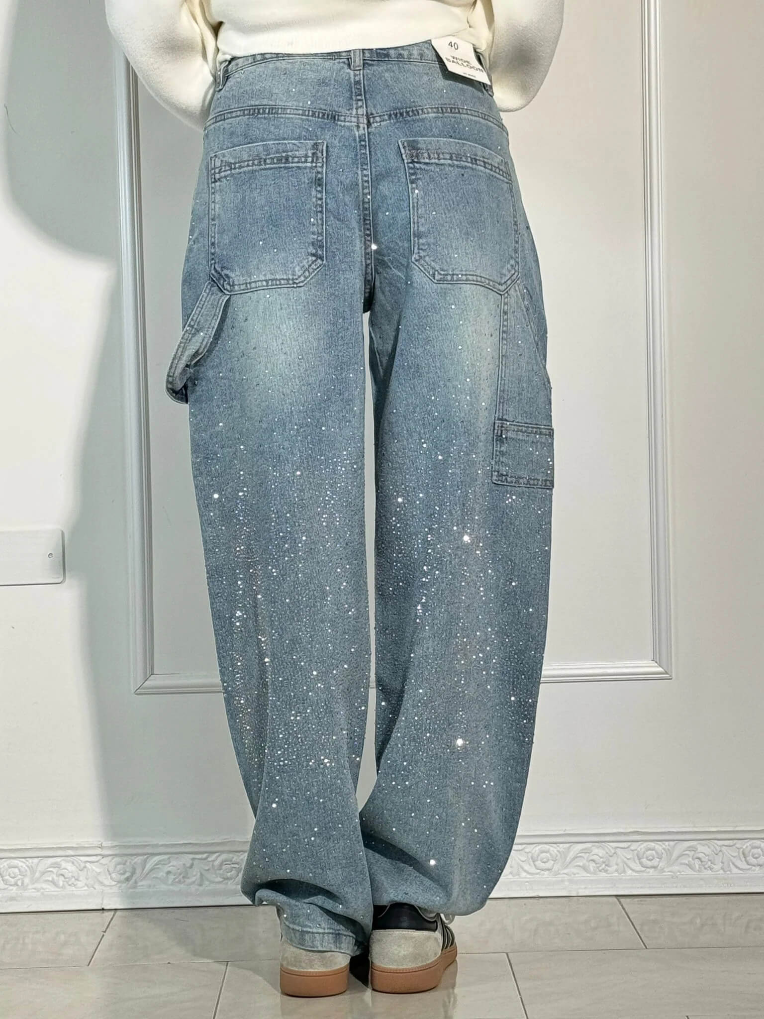Gertrud | Elegante Glitzer Hose