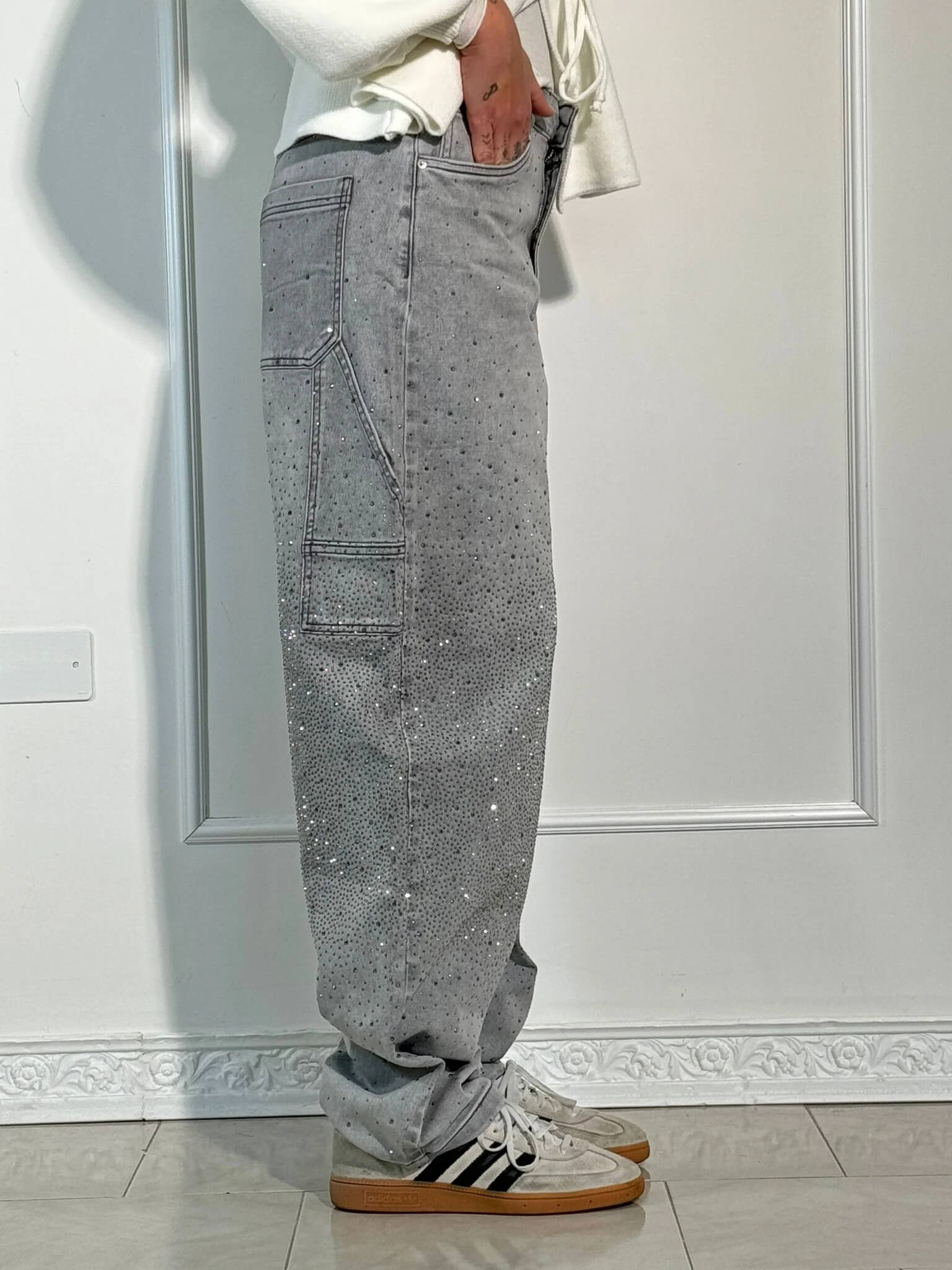 Gertrud | Elegante Glitzer Hose