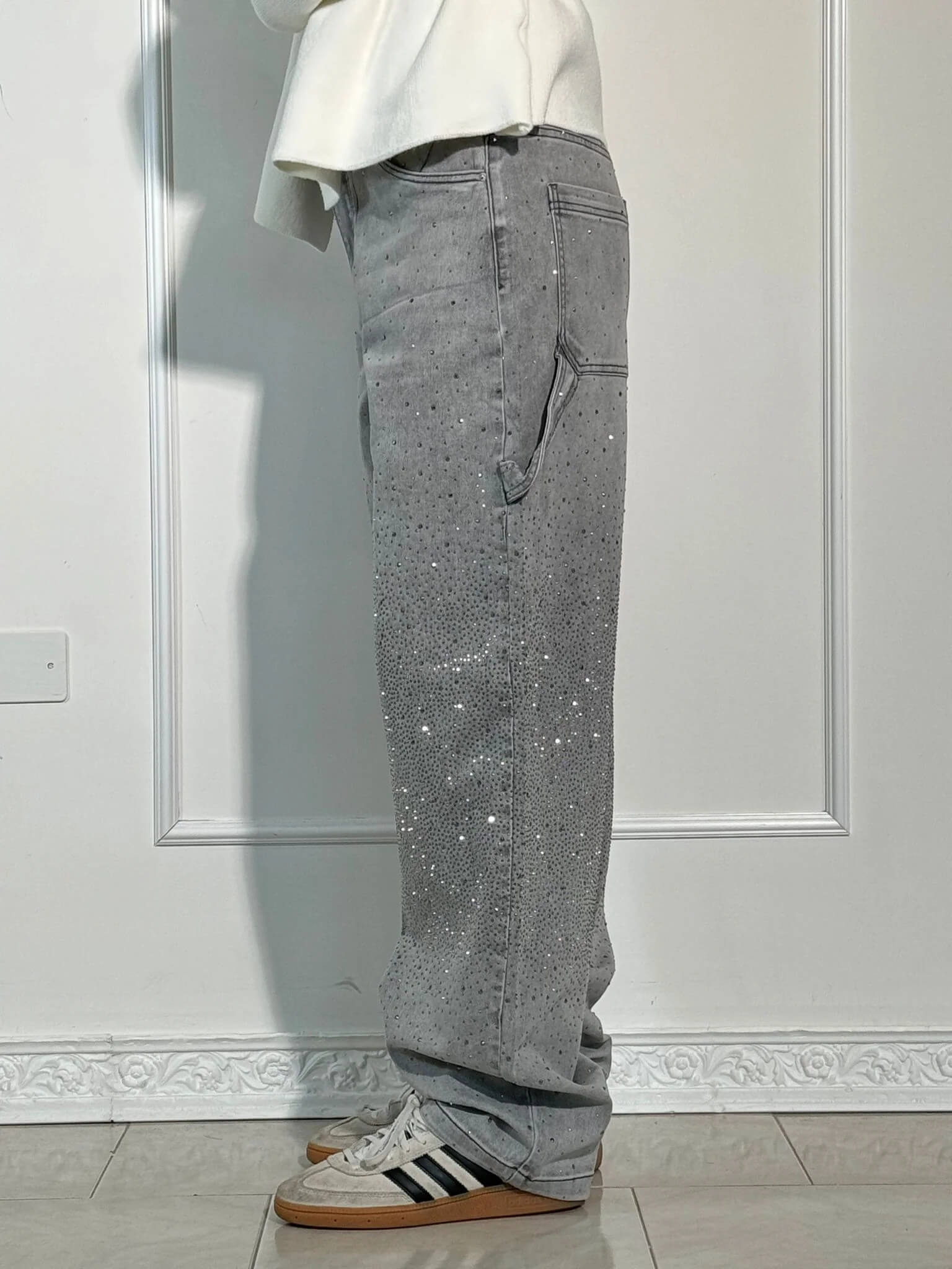 Gertrud | Elegante Glitzer Hose