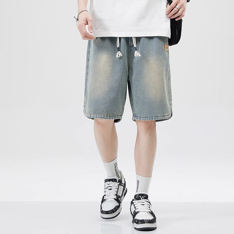 Alvaro - Lockere Jeansshorts