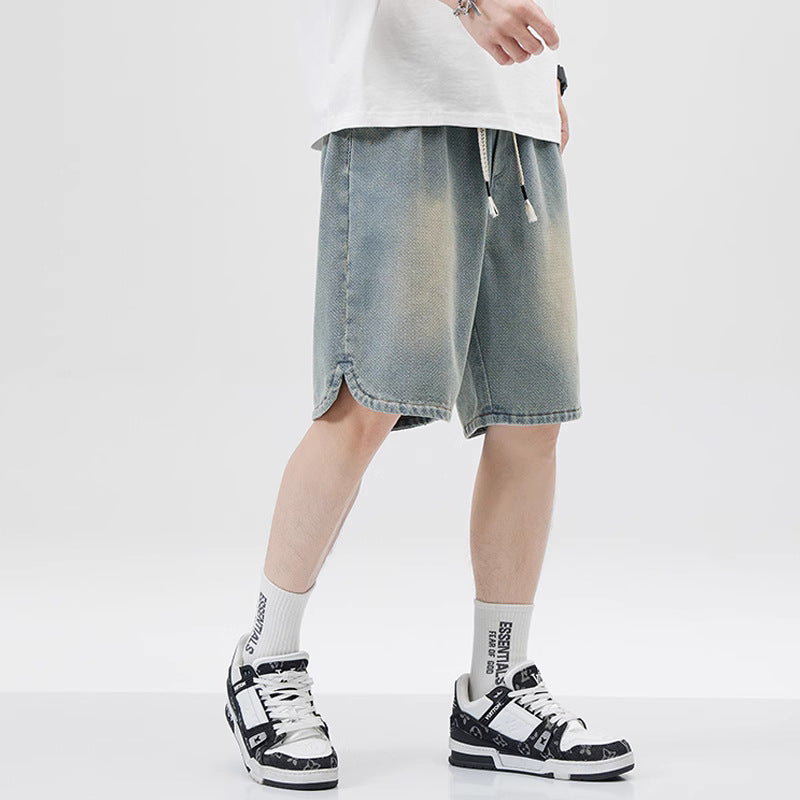 Alvaro - Lockere Jeansshorts