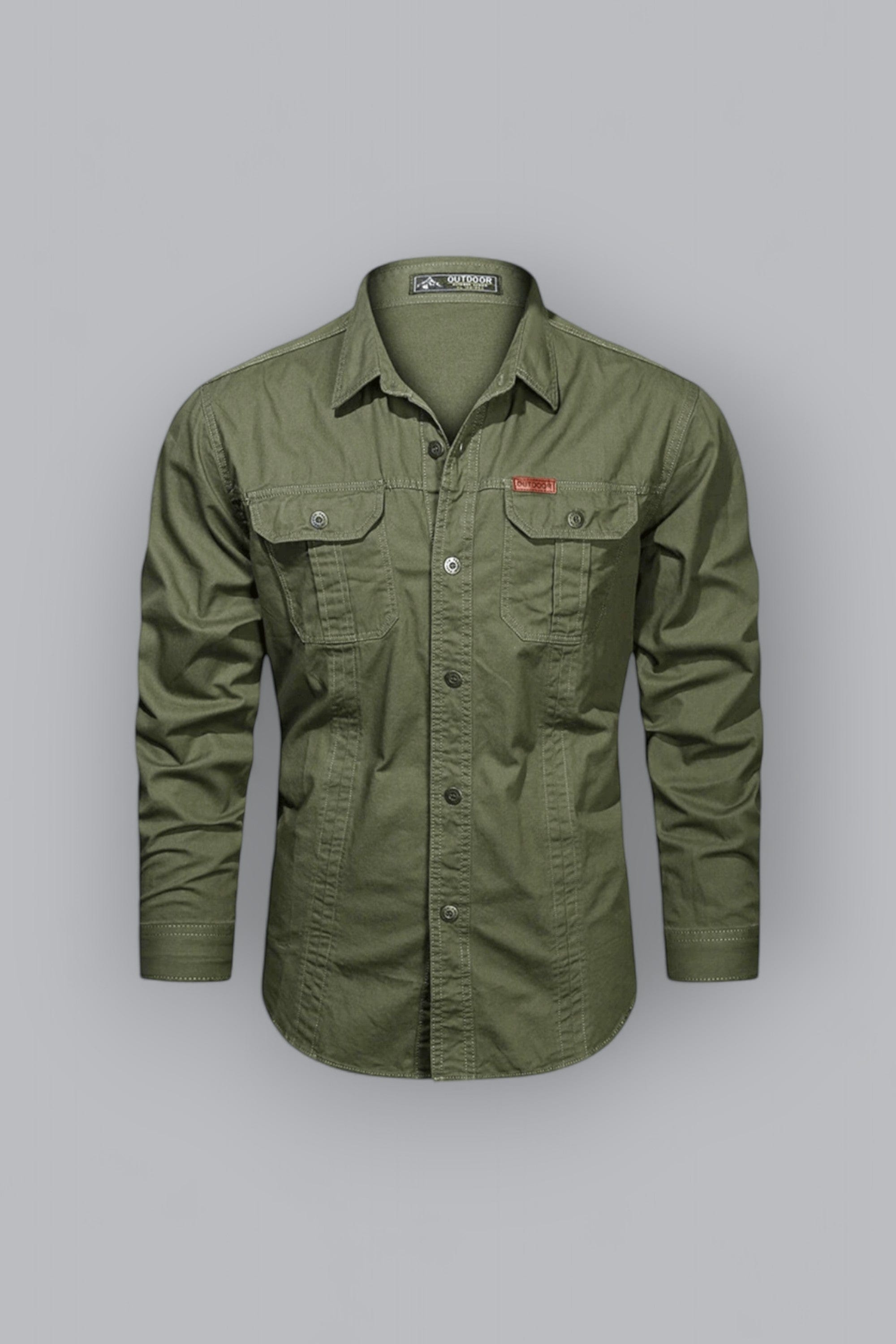 Jeff | Vintage Cargo Hemd, Sommerstil, Baumwolle
