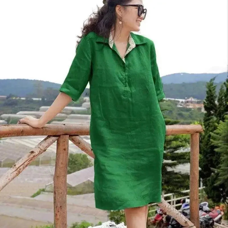 Thali | mittellanges Kleid für den Frühling