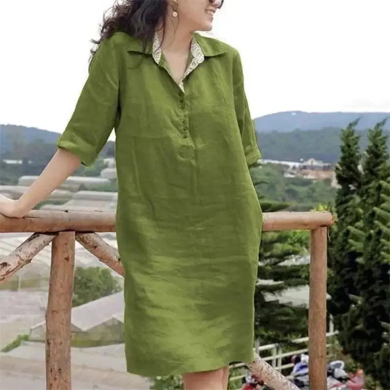 Thali | mittellanges Kleid für den Frühling
