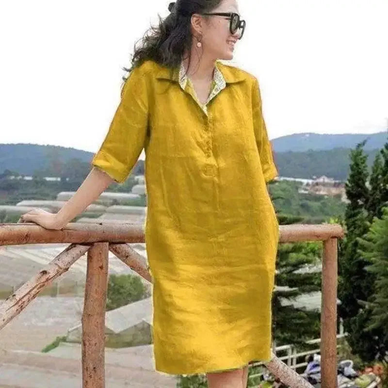 Thali | mittellanges Kleid für den Frühling