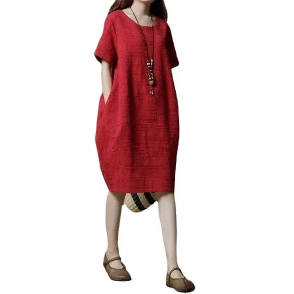 Meera | Sommer lockeres Kleid