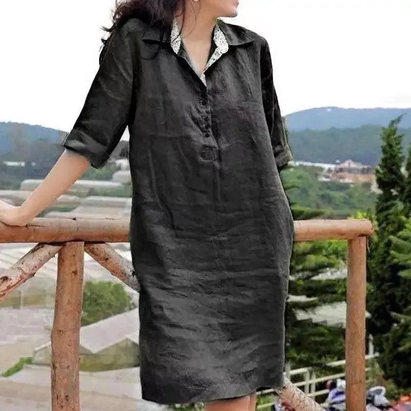 Thali | mittellanges Kleid für den Frühling
