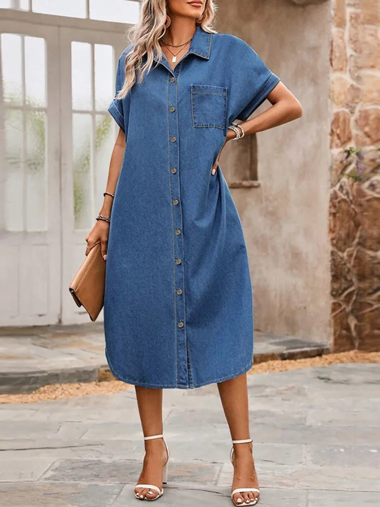 Savie | Denim Maxi Kleid