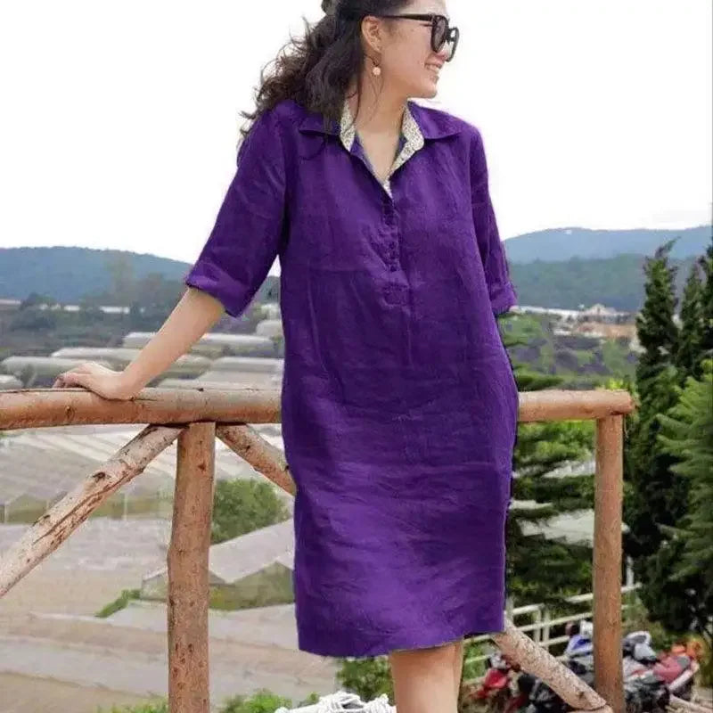 Thali | mittellanges Kleid für den Frühling