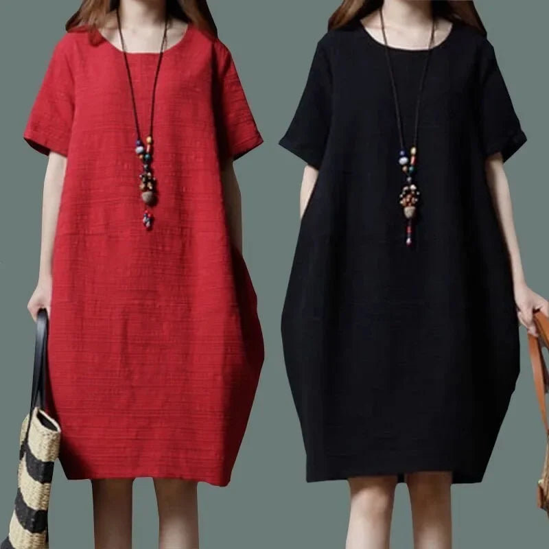 Meera | Sommer lockeres Kleid