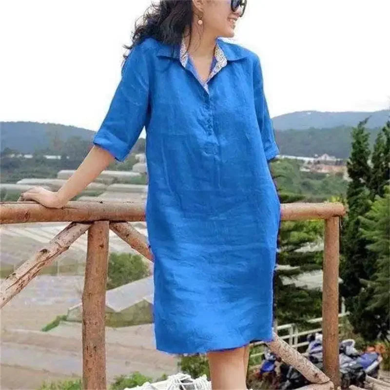 Thali | mittellanges Kleid für den Frühling