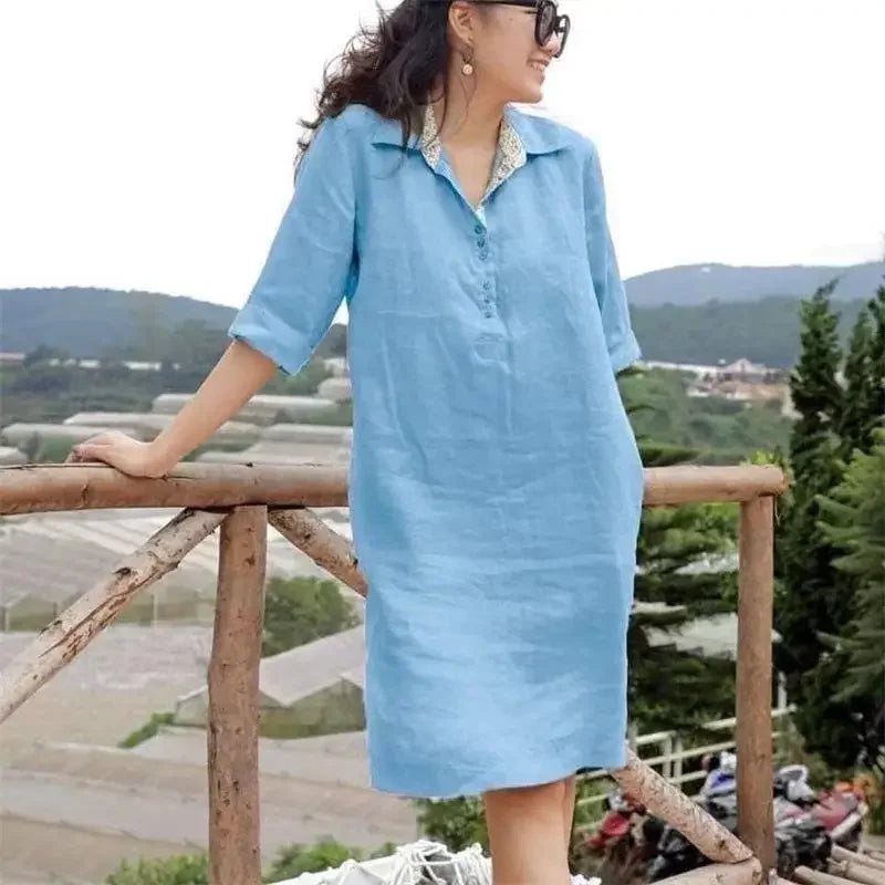 Thali | mittellanges Kleid für den Frühling