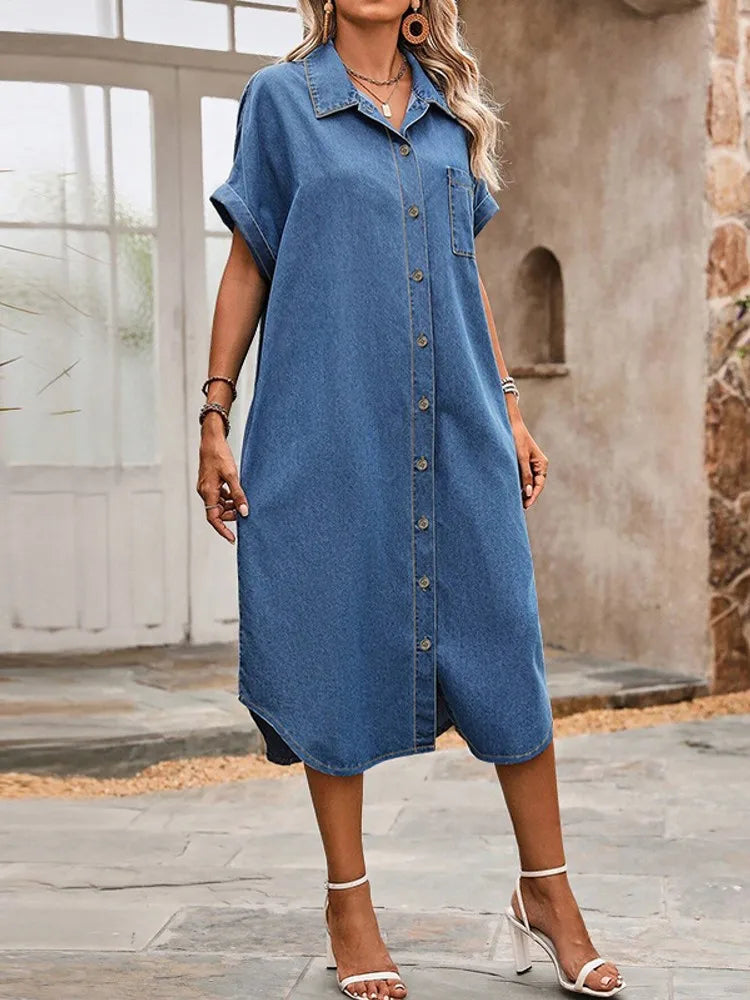 Savie | Denim Maxi Kleid
