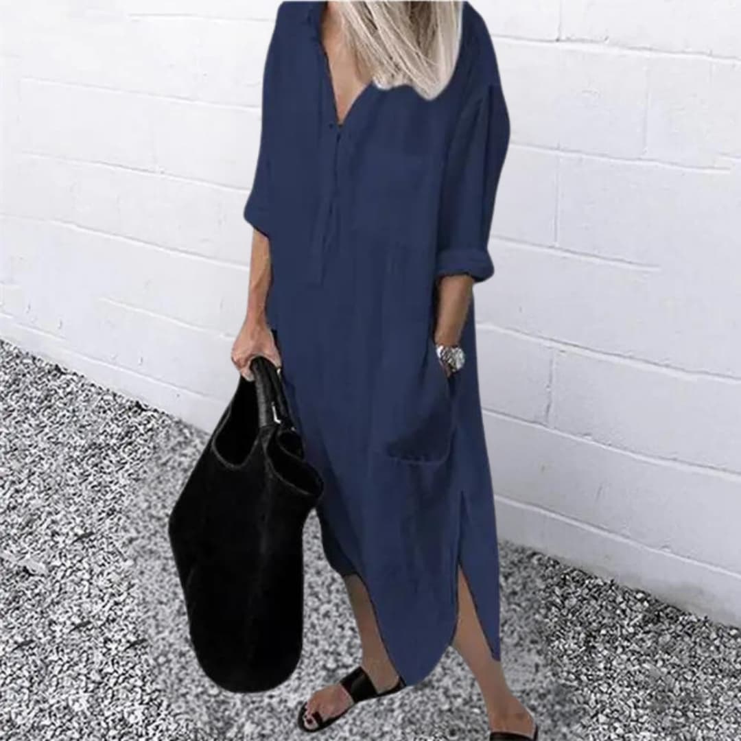 Marlee | entspannte lange Kleid