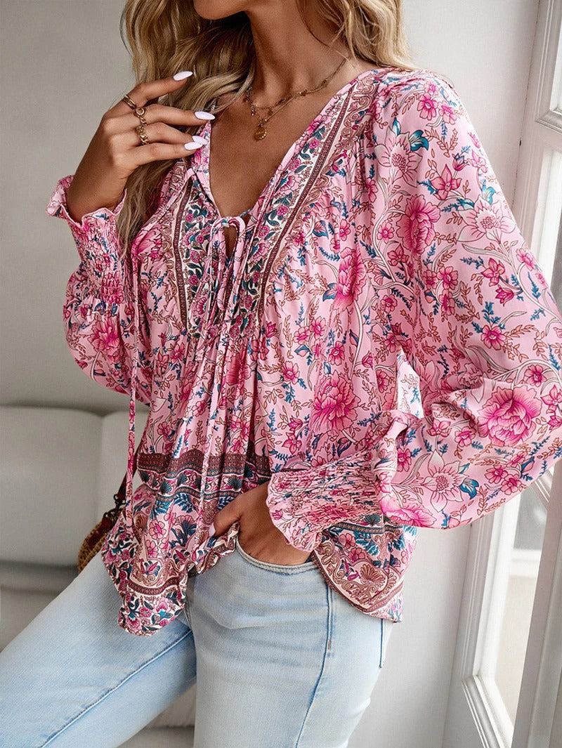 Ravelle | Blumenmuster Sommerbluse