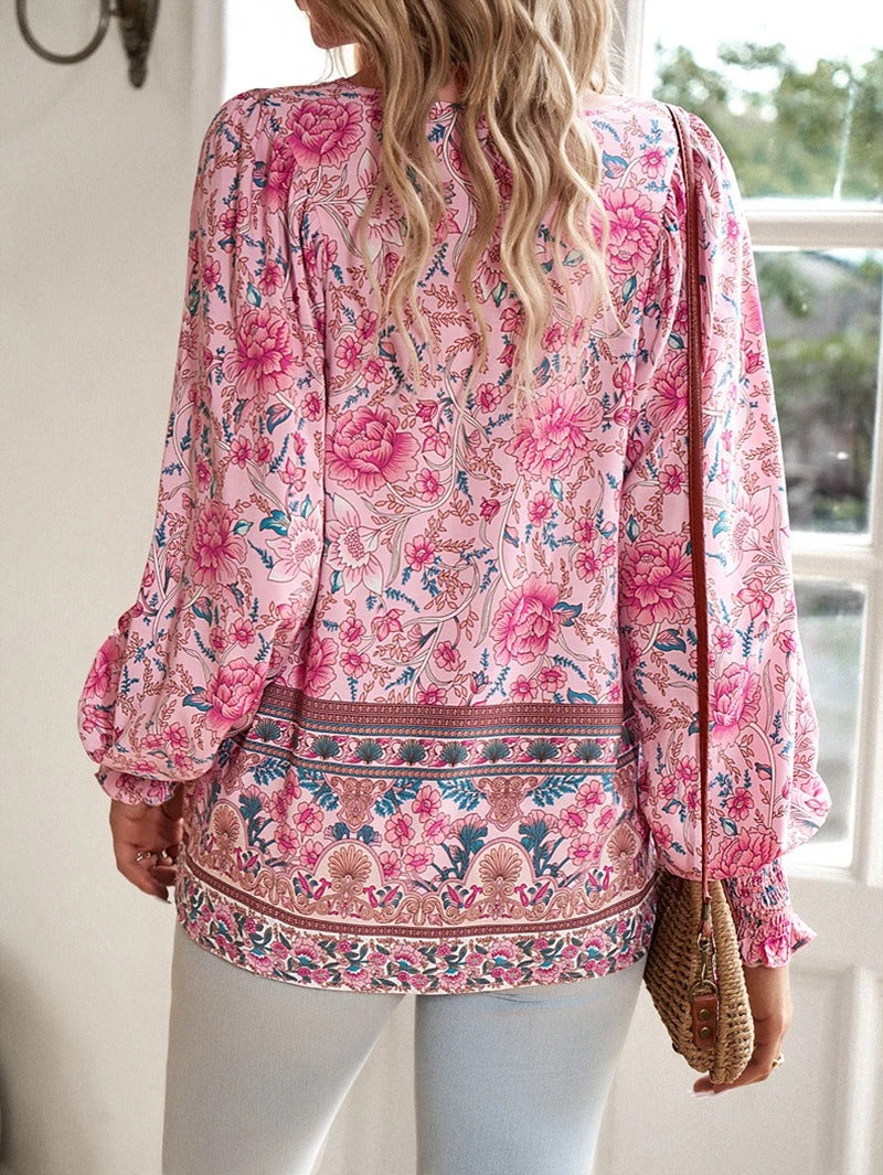 Ravelle | Blumenmuster Sommerbluse
