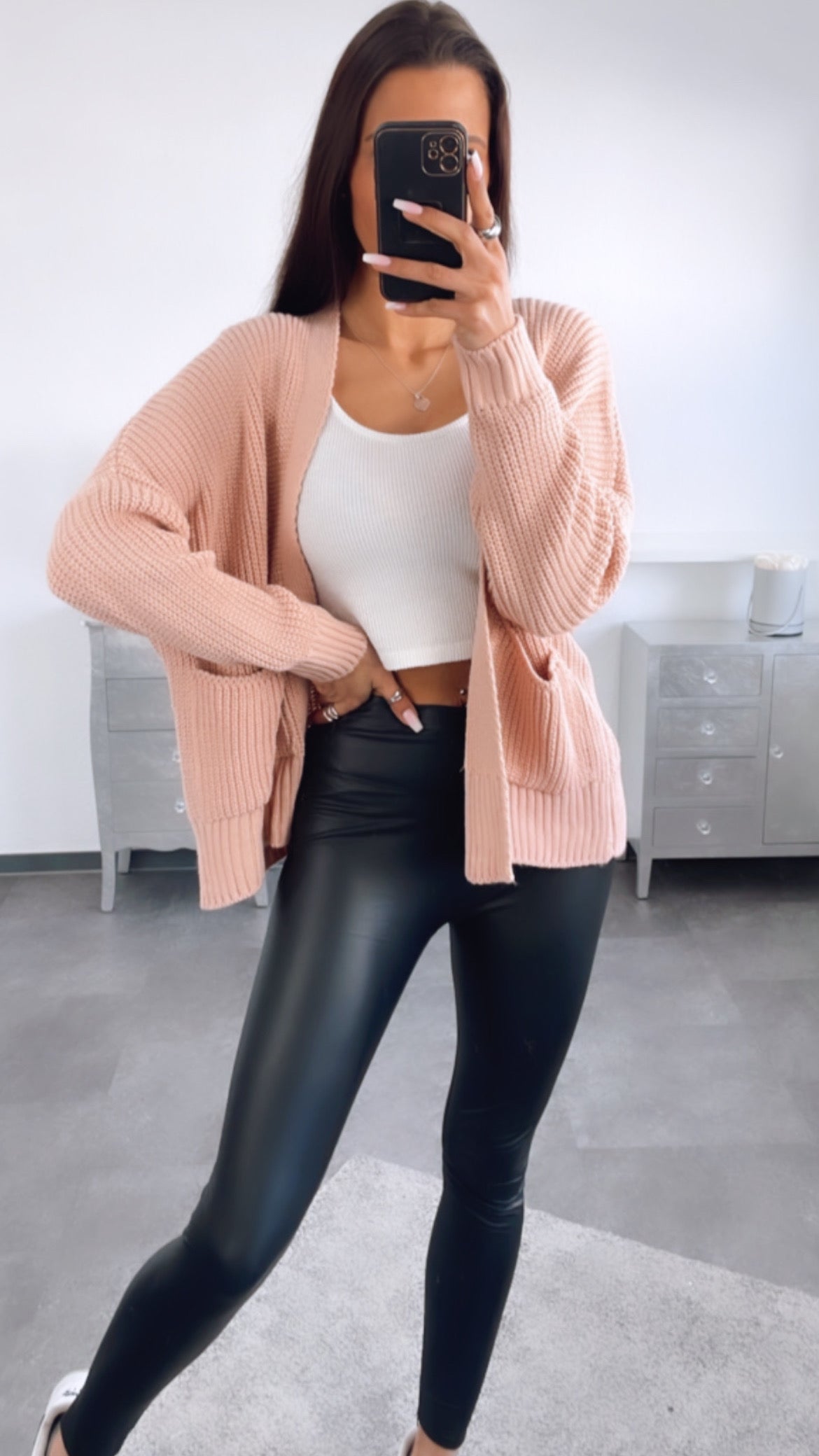 Amari | Lederlook Elegante Legging