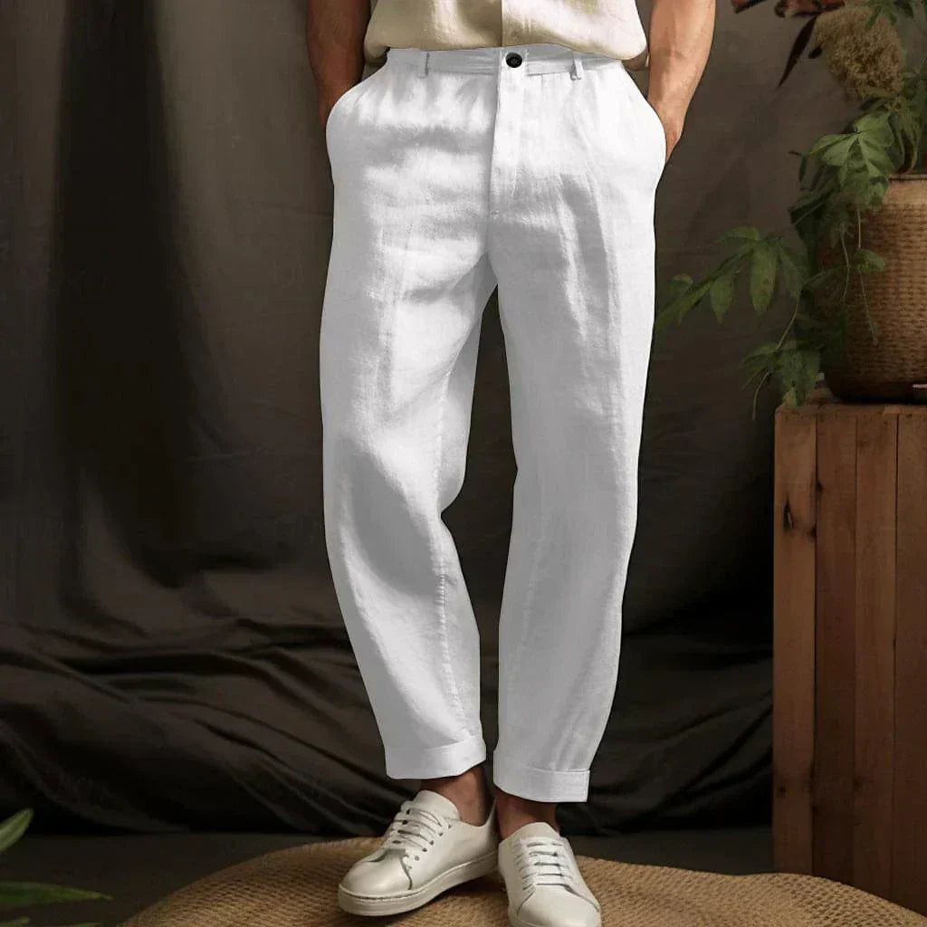 Koby | elegante leinen zomerjurk