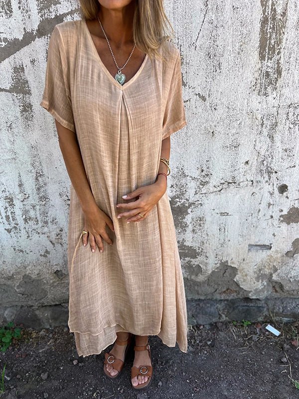 Tyalla | V-Ausschnitt Midi-Kleid