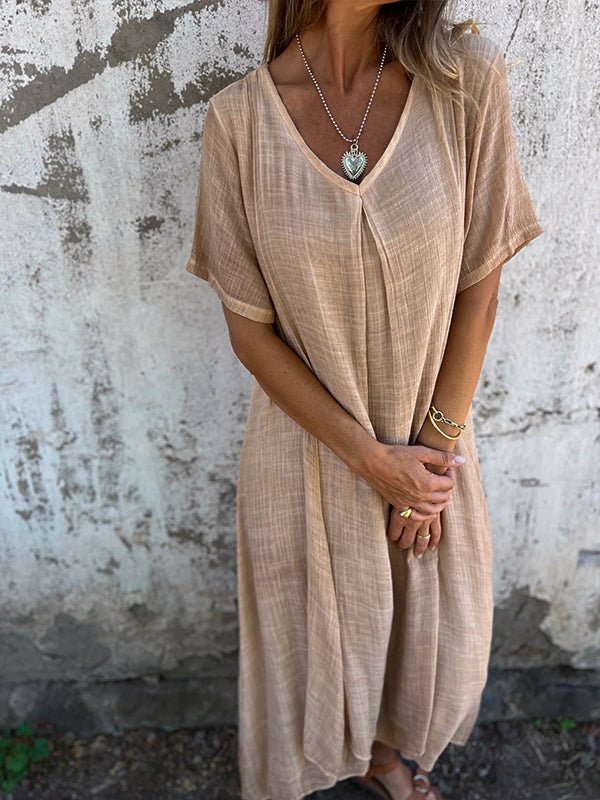 Tyalla | V-Ausschnitt Midi-Kleid