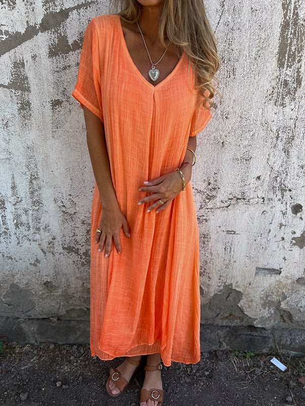 Tyalla | V-Ausschnitt Midi-Kleid