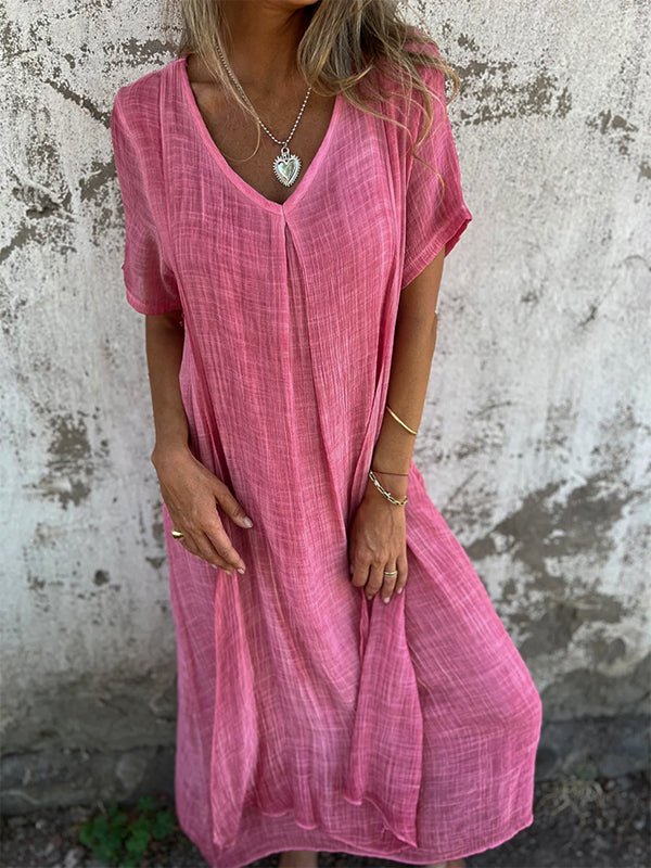 Tyalla | V-Ausschnitt Midi-Kleid