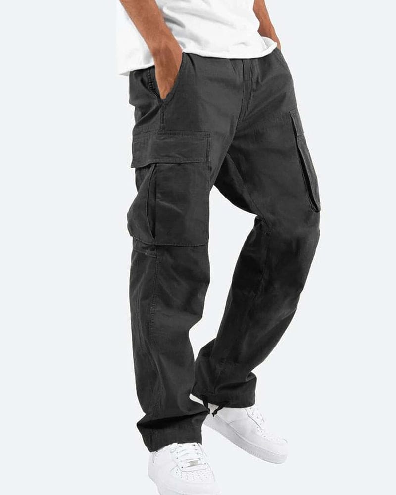 Lonie | coole Denim-Cargohose, trendy, casual, zomerjurk.
